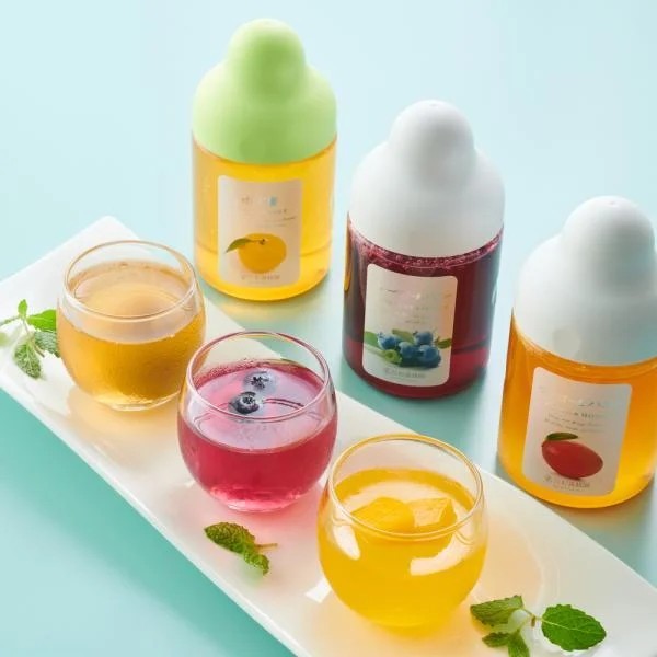 果汁蜜3本ギフトセット(ゆず蜜、ブルーベリー、巨峰)G3P