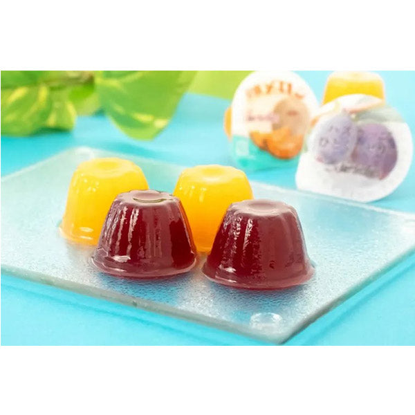 北辰フーズ 夕張メロン&ハスカップひとくちゼリー 18個入