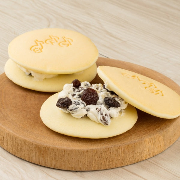 わらく堂 白どらレーズンバター4個入箱