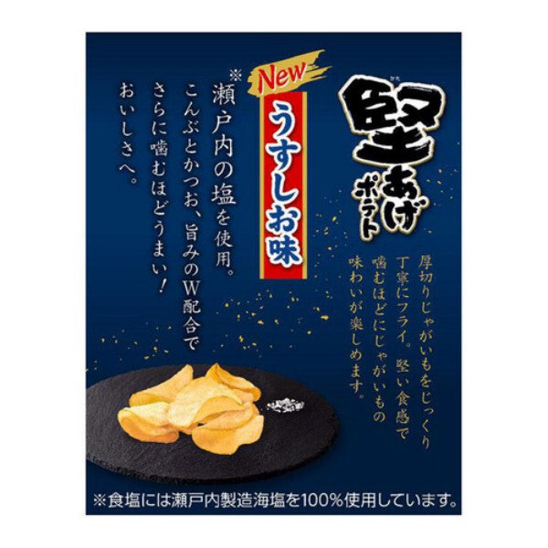 Callbee カルビー 堅あげポテト うすしお味 65g