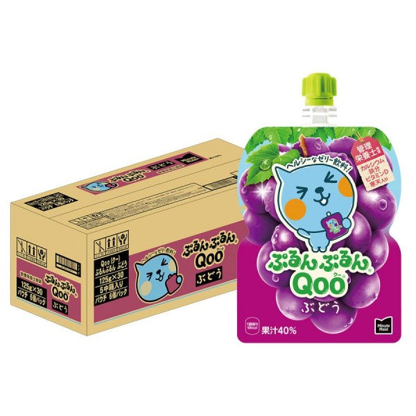 コカ・コーラ ミニッツメイド ぷるんぷるんQooぶどう125g