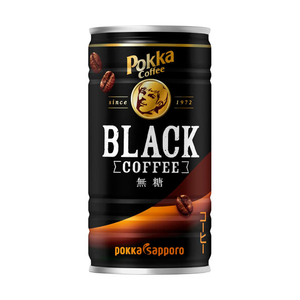 ポッカコーヒーブラック(185g)