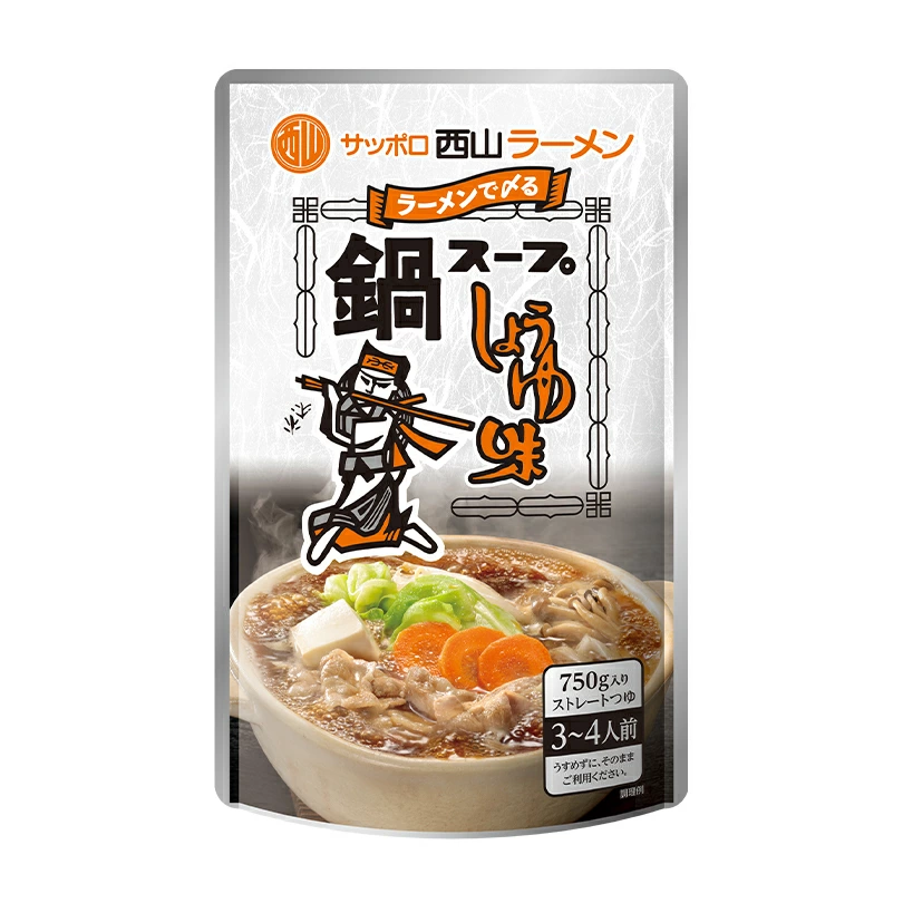 西山製麺 ストレート鍋つゆ 醤油味