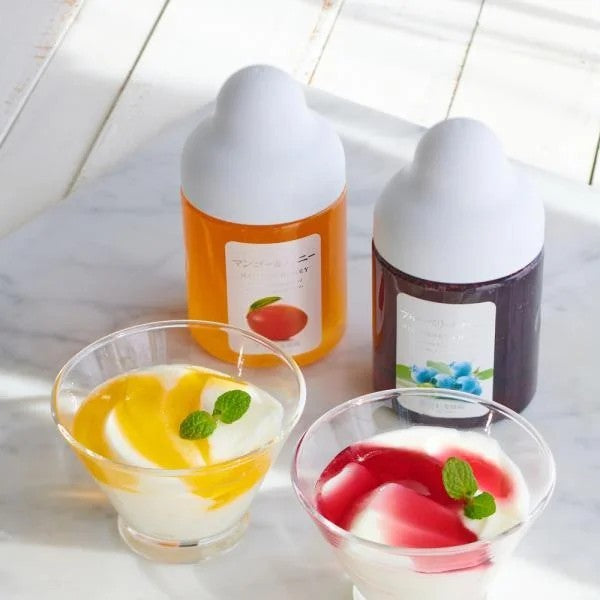 果汁蜜4本ギフトセット(ゆず蜜、ブルーベリー、アセロラ、巨峰)GA4P