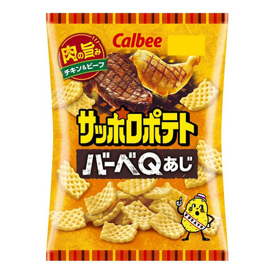 Callbee カルビー  サッポロポテト バーベQあじ 72g