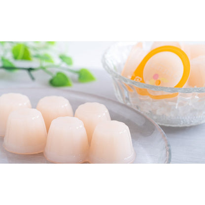 北辰フーズ   山梨県産白桃ひとくちゼリー 21g×10個