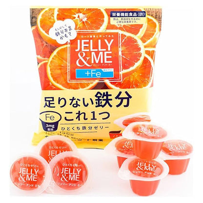 北辰フーズ    JELLY&ME鉄分ブラッドオレンジゼリー   21ｇ×7個   栄養機能食品