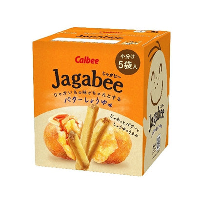 Callbee カルビー  Jagabee（じゃがビー) バターしょうゆ味  75g(15g*5袋)