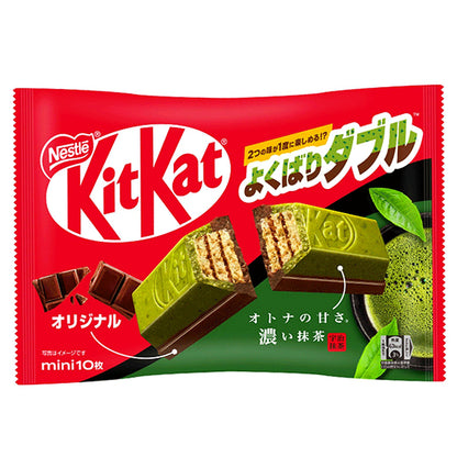 KitKat  ネスレ  キットカットよくばりダブル抹茶＆オリジナル  10枚