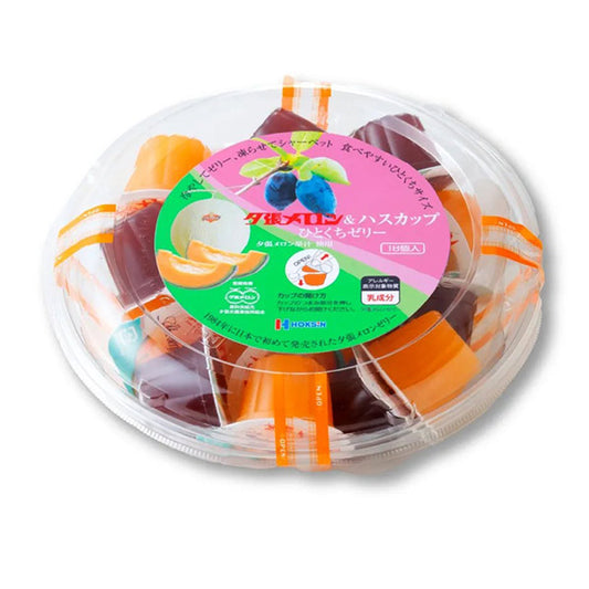 北辰フーズ   夕張メロン＆ハスカップひとくちゼリー  18個入