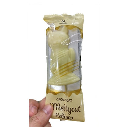 CACAOCAT メルティキャット ロリポップ   ミルク  ホワイト  1個