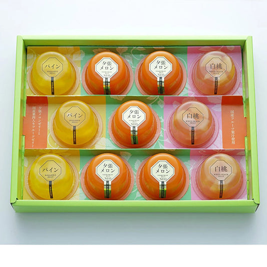 北辰フーズ  夕張メロンゼリー＆フルーツゼリーコレクション　11個入り