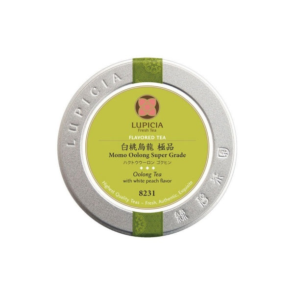 ルピシア 白桃烏龍 極品  50g 定番ラベル缶入