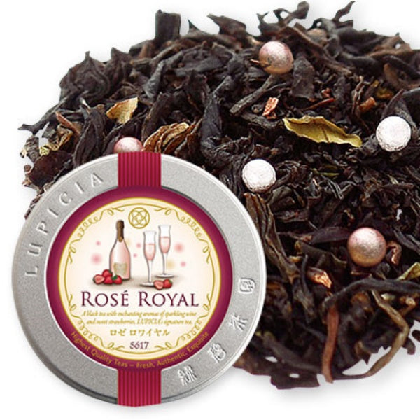 ルピシア ロゼ ロワイヤル 50g イラスト入ラベル缶入