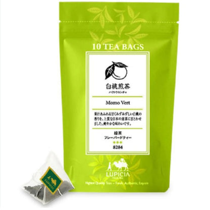 ルピシア 白桃煎茶 TB 袋入（2.5g×10個）-TBP8284