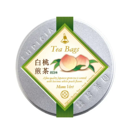 ルピシア 白桃煎茶 TB 缶入 （2.5g×10個）-8284