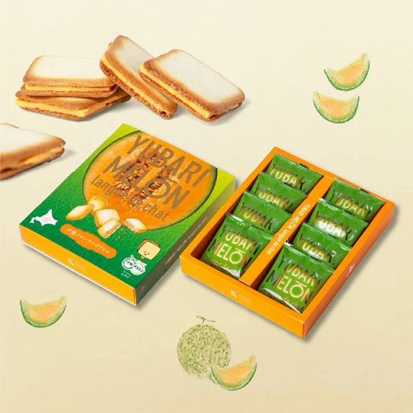 北見鈴木製菓 北海道夕張メロンラングドシャ8枚入