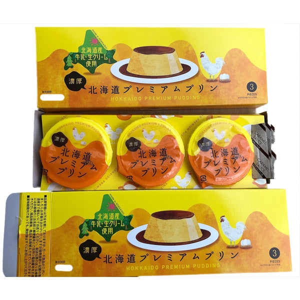 北辰フーズ   北海道プレミアムプリン 3個入り