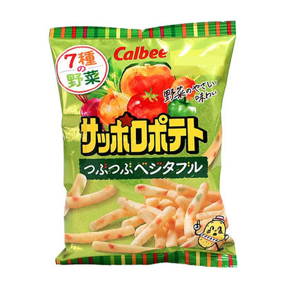 Callbee カルビー   サッポロポテトつぶつぶベジタブル72g