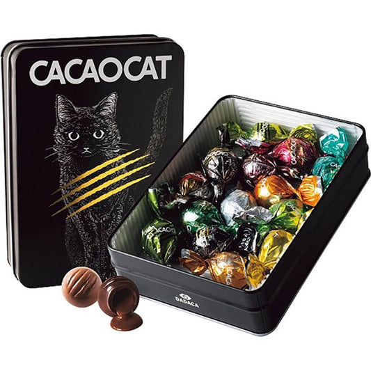 DADACA   CACAOCAT 缶 ミックス 14個入り　BLACK