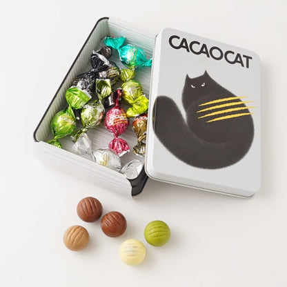 DADACA  CACAOCAT 缶 ミックス 14個入り  WHITE