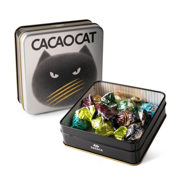 DADACA   CACAOCAT 缶 ミックス 8 個入り SILVER