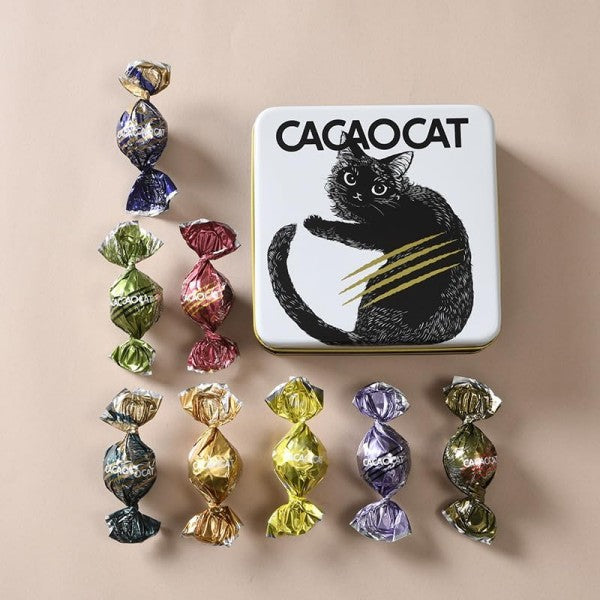 DADACA   CACAOCAT 缶 ミックス 8 個入り WHITE