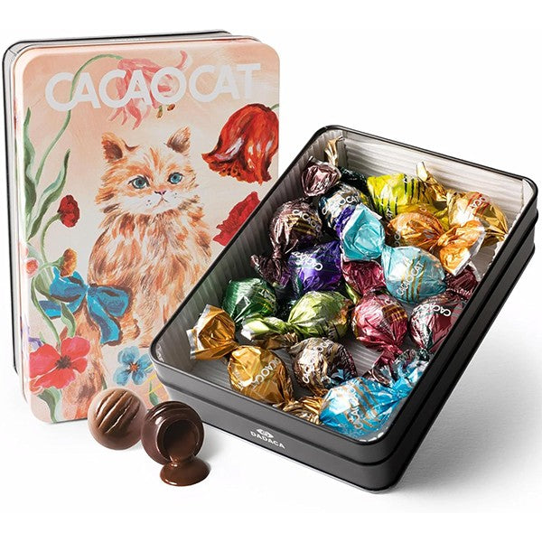 DADACA  CACAOCAT 缶 ミックス 14 個入り FLOWER