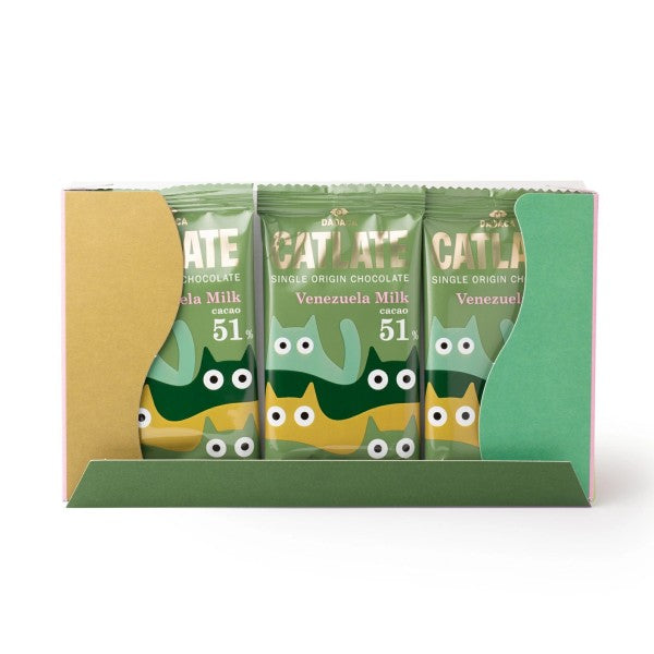 DADACA   CACAOCAT CATLATEベネズエラミルクCACAO51％　3枚入り