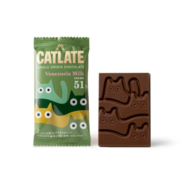 DADACA   CACAOCAT CATLATEベネズエラミルクCACAO51％　3枚入り
