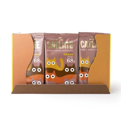 DADACA   CACAOCAT CATLATE ガーナ CACAO68％ 3 枚入り