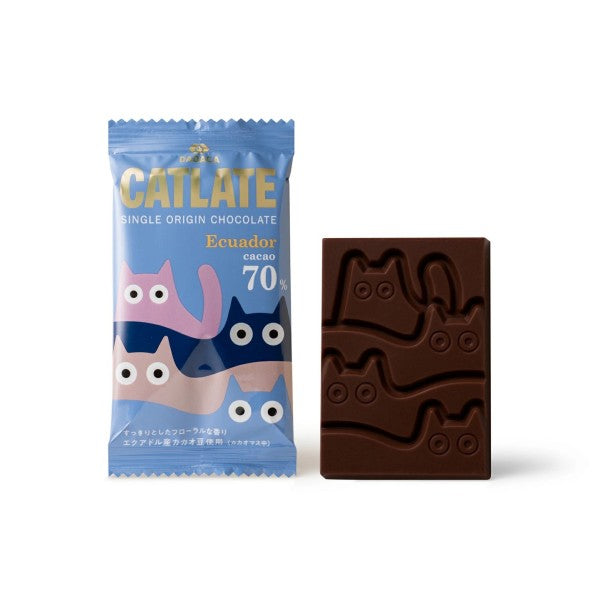 DADACA   CACAOCAT CATLATE エクアドル CACAO70％ 3 枚入り