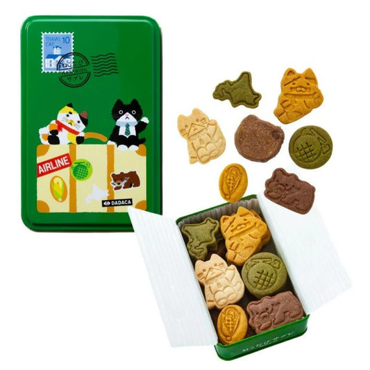 DADACA    【北海道エリア・オンラインストア限定】ねこたびサブレ HOKKAIDO缶 TRAVEL  18個入