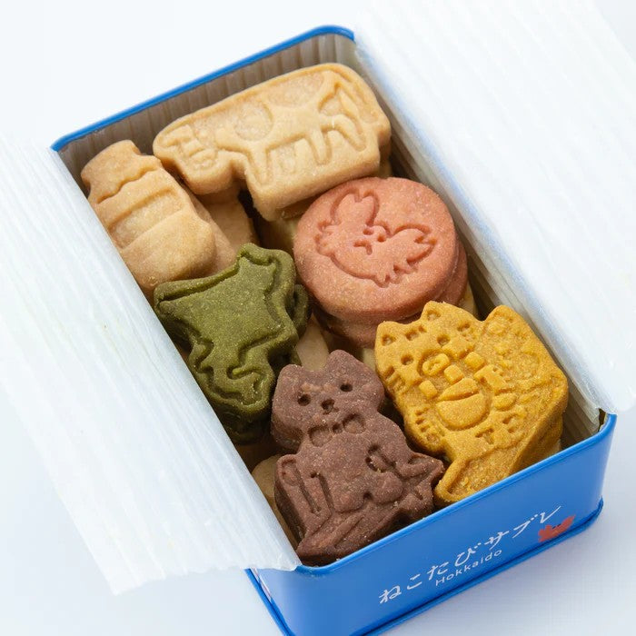 DADACA    【北海道エリア・オンラインストア限定】  ねこたびサブレ HOKKAIDO缶 SNOW 18個入
