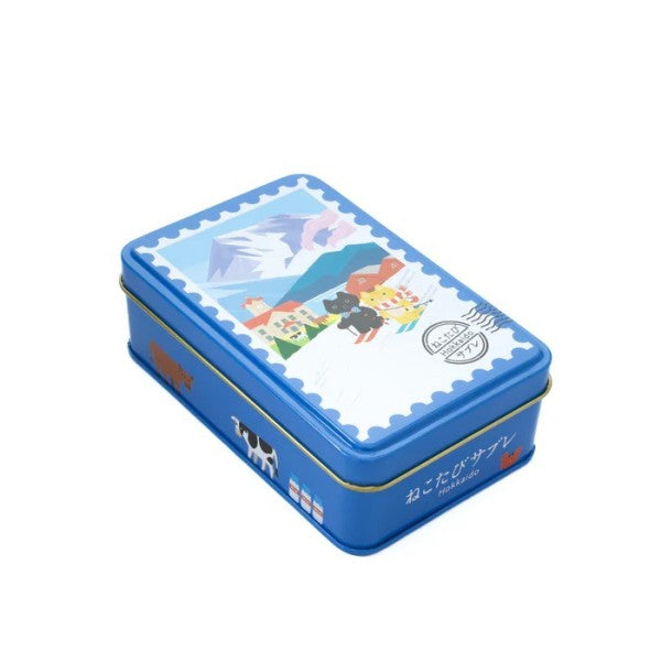 DADACA    【北海道エリア・オンラインストア限定】  ねこたびサブレ HOKKAIDO缶 SNOW 18個入