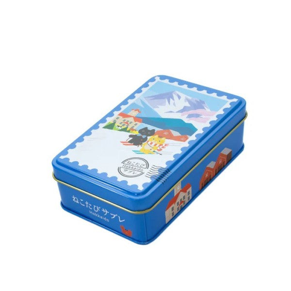 DADACA    【北海道エリア・オンラインストア限定】  ねこたびサブレ HOKKAIDO缶 SNOW 18個入