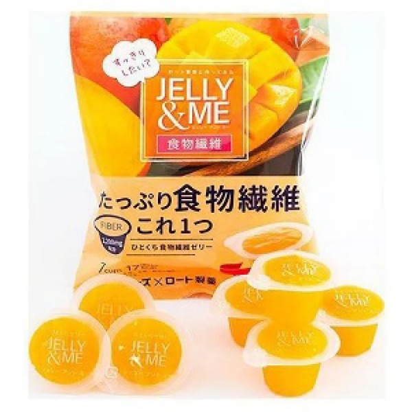 北辰フーズ  JELLY&ME食物繊維マンゴーゼリー 21ｇ×7個   栄養機能食品