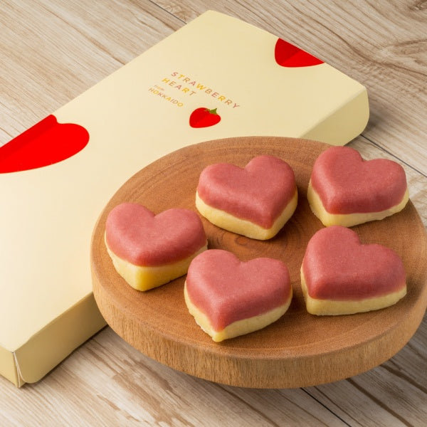わらく堂 ストロベリーハート５個入
