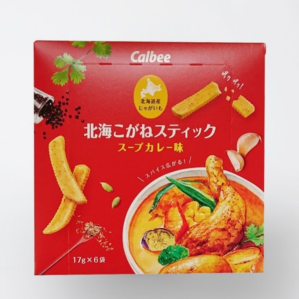 Callbee   カルビー　北海こがね　スープカレー味 17ｇ×6袋入