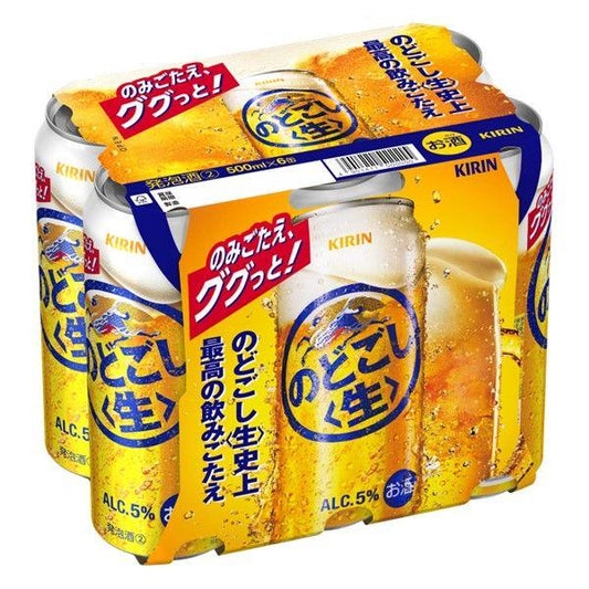 キリン のどごし<生>　500ml*6缶