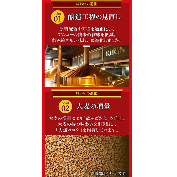 キリン 本麒麟　長期低温熟成　 350ml *6缶