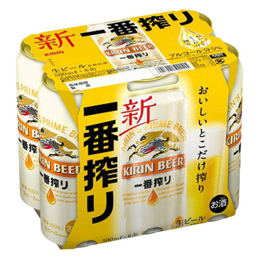 キリン 一番搾り 500ml*6缶