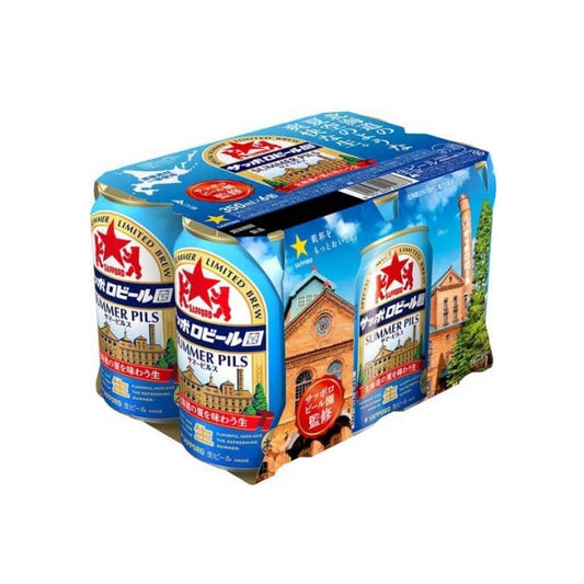 サッポロビール園サマーピルス　缶５００　６缶パック