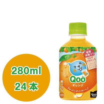 コカ・コーラ   ミニッツメイド Qooオレンジ   缶入160ML     PET280ML     PET425ML