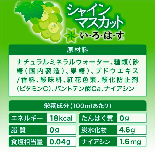 コカ・コーラ  い・ろ・は・す シャインマスカット 540ML