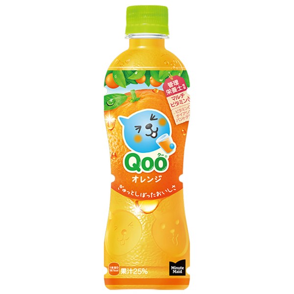 コカ・コーラ   ミニッツメイド Qooオレンジ   缶入160ML     PET280ML     PET425ML
