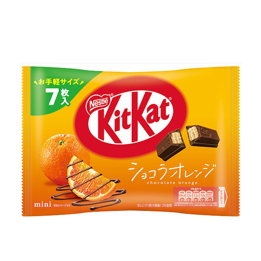 KitKat  ネスレ  キットＫﾐﾆｼｮｺﾗｵﾚﾝｼﾞ  7枚