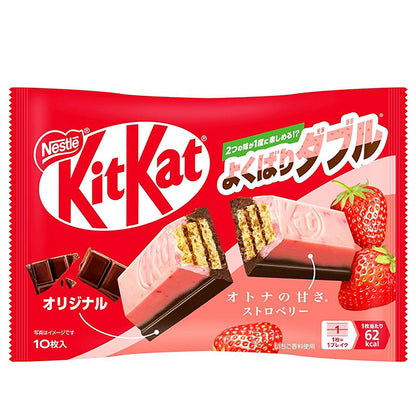 KitKat  ネスレ  キットカットよくばりダブルストロベリー＆オリジナル  10枚
