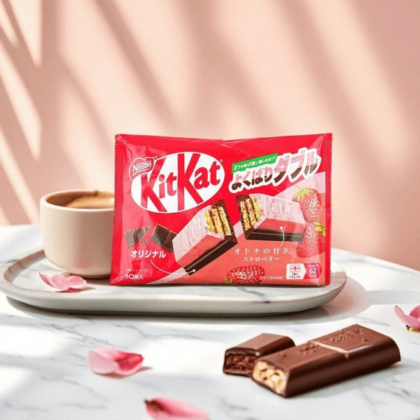 KitKat  ネスレ  キットカットよくばりダブルストロベリー＆オリジナル  10枚