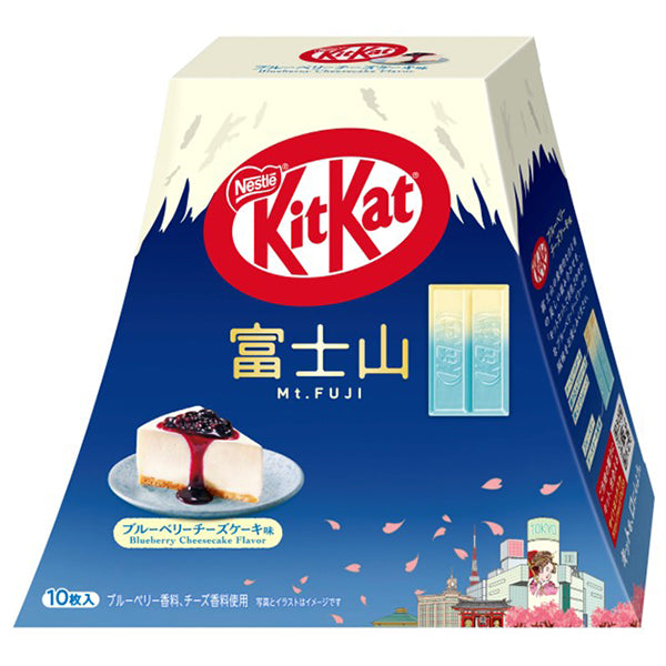 KitKat  ネスレ  キットカット ブルーベリーチーズケーキ味 富士山パック　10枚